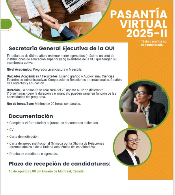 Convocatoria OUI general